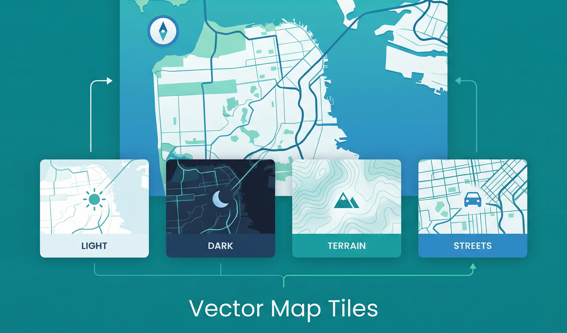 GIS map styles and vector tiles